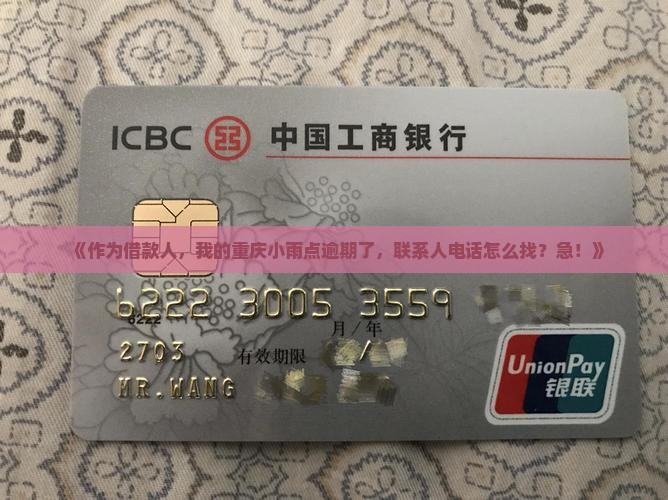 《作为借款人，我的重庆小雨点逾期了，联系人电话怎么找？急！》