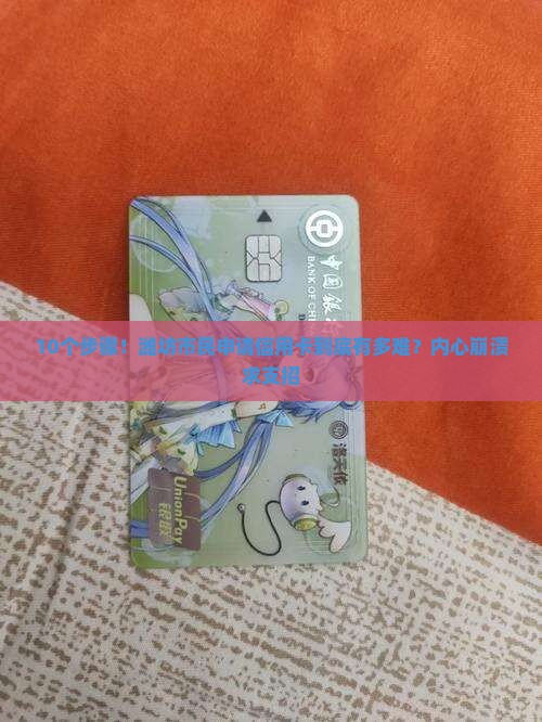 10个步骤！潍坊市民申请信用卡到底有多难？内心崩溃求支招