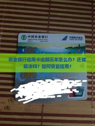 农业银行信用卡逾期五年怎么办？还能解决吗？如何恢复信用？