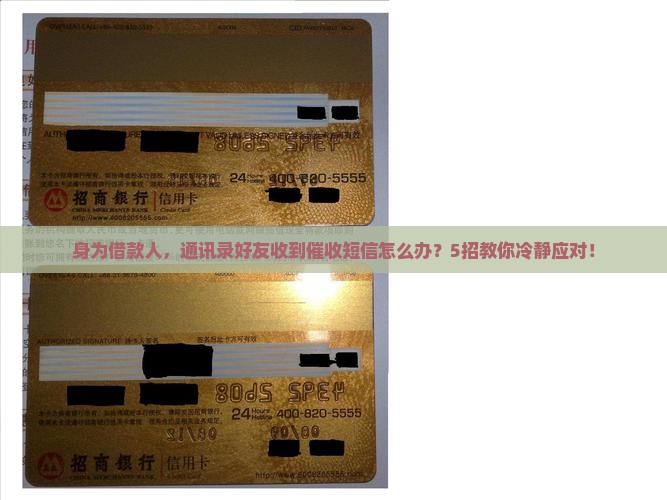 身为借款人，通讯录好友收到催收短信怎么办？5招教你冷静应对！