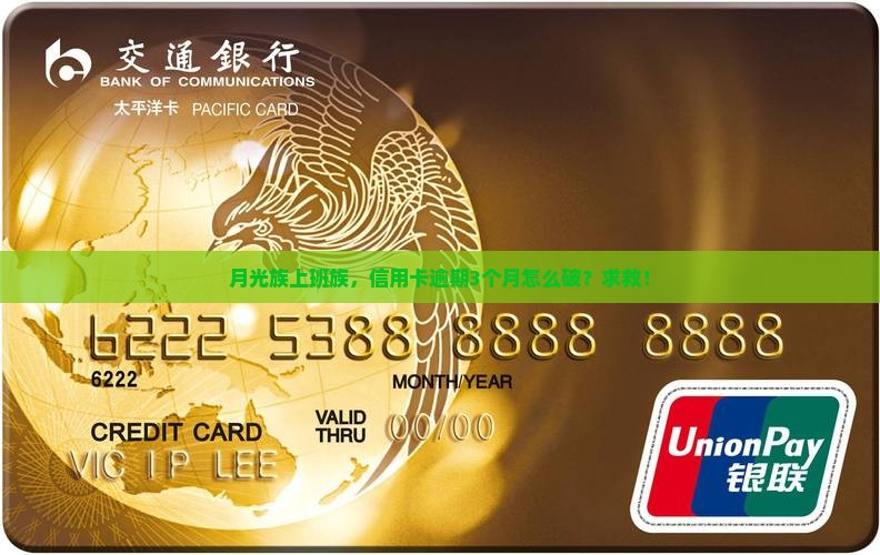 月光族上班族，信用卡逾期3个月怎么破？求救！