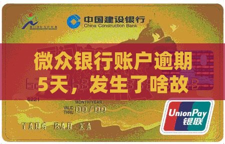 微众银行账户逾期5天，发生了啥故事？