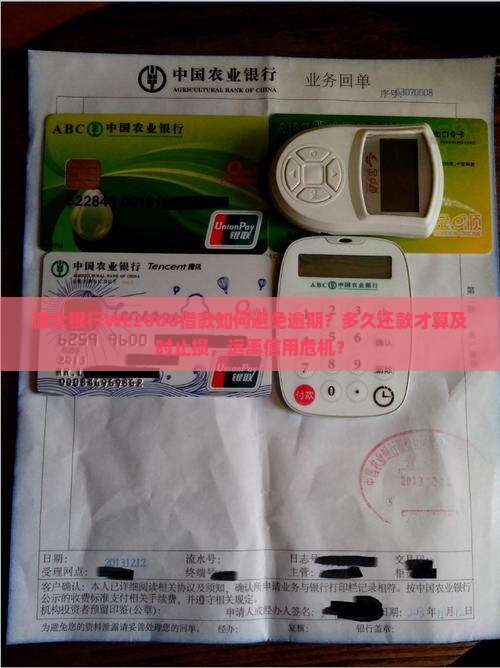 微众银行WE2000借款如何避免逾期？多久还款才算及时止损，远离信用危机？