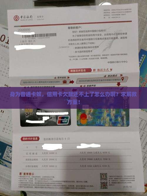 身为普通卡奴，信用卡欠款还不上了怎么办啊？求解救方案！