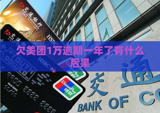 欠美团1万逾期一年了有什么后果