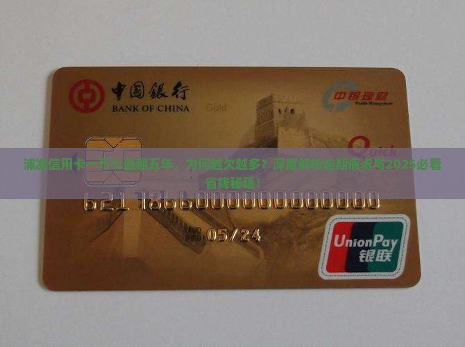 浦发信用卡一万七逾期五年