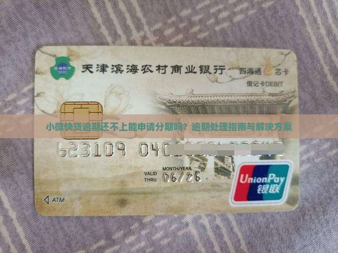 小微快贷逾期还不上能申请分期吗