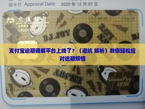 支付宝逾期调解平台