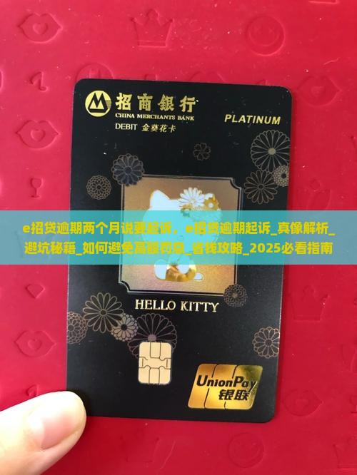 e招贷逾期两个月说要起诉