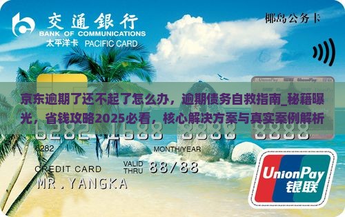 京东逾期了还不起了怎么办