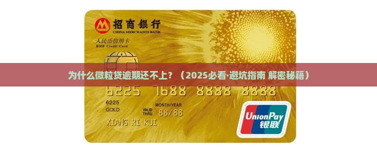 为什么微粒贷逾期还不上