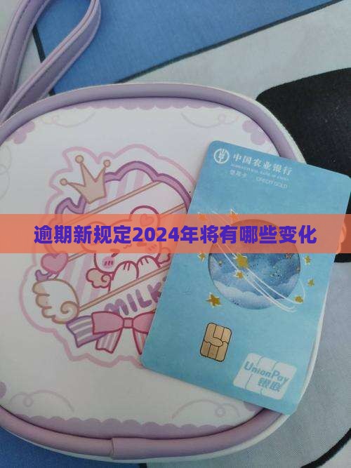 逾期新规定2024年将有哪些变化