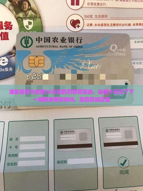 浦发信用卡逾期10天后的罚款和影响