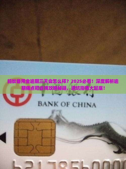 蚂蚁备用金逾期三天会怎么样