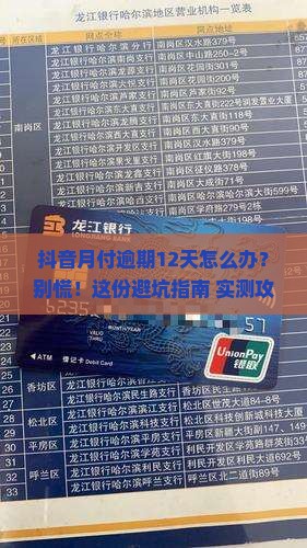 抖音月付逾期12天怎么办