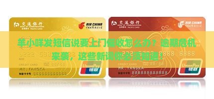 羊小咩发短信说要上门催收怎么办