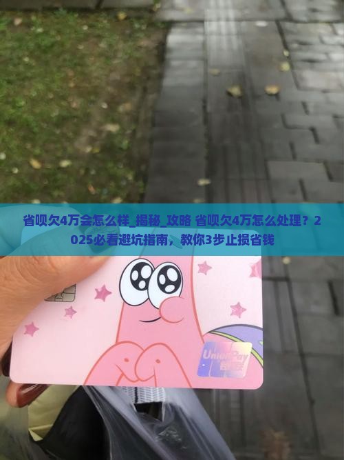省呗欠4万会怎么样