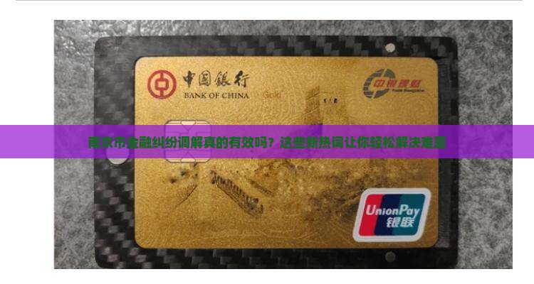 南京市金融纠纷调解