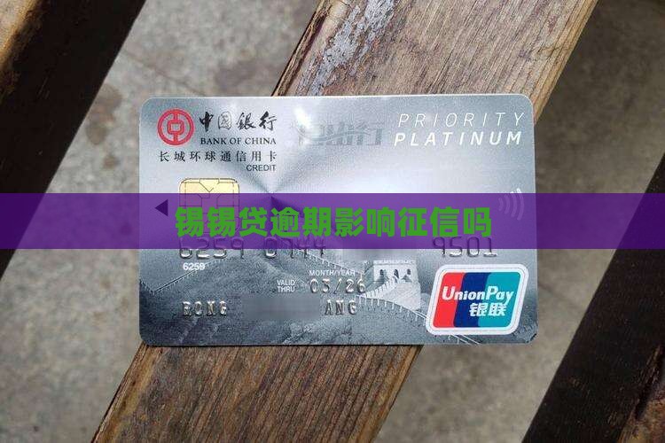 锡锡贷逾期上征信
