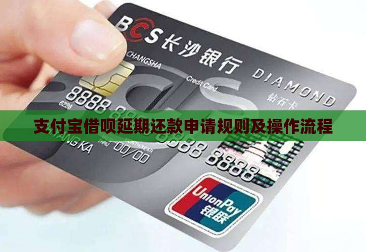 支付宝延期还款规则及操作流程