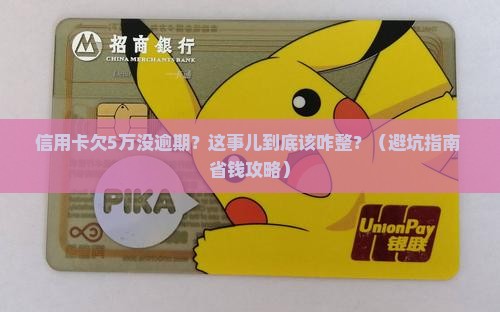 信用卡欠5万没逾期怎么办
