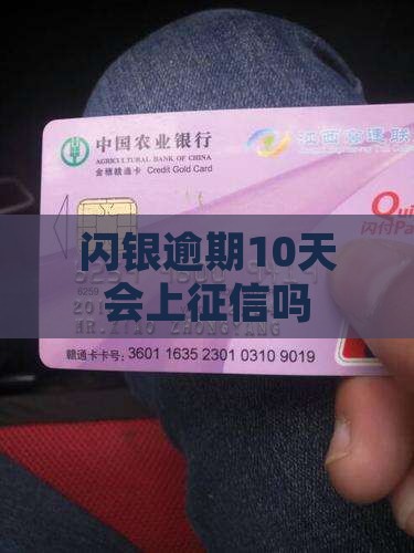 闪银逾期10天会上征信吗