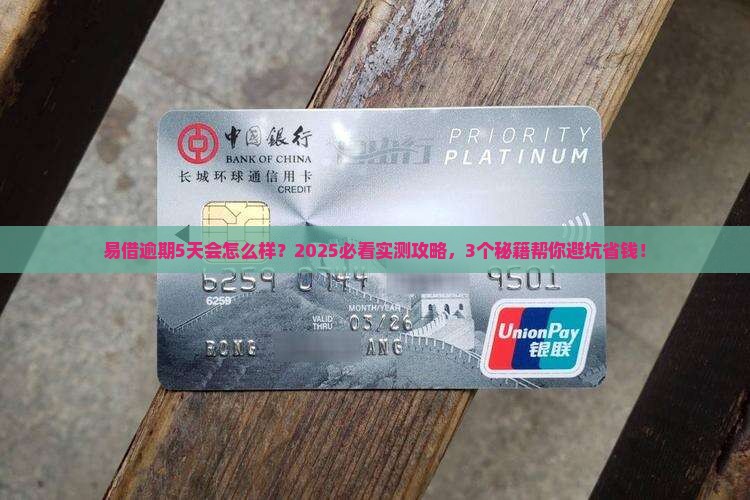 易借逾期5天后会发生什么