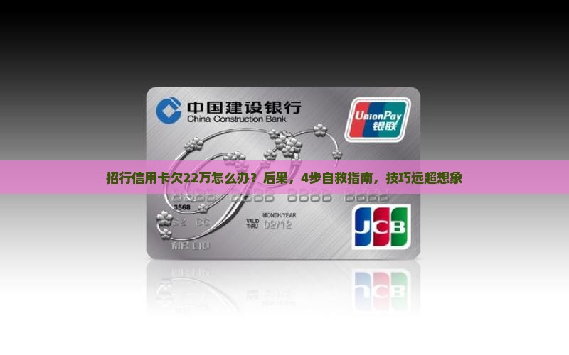 招行信用卡欠22万怎么办