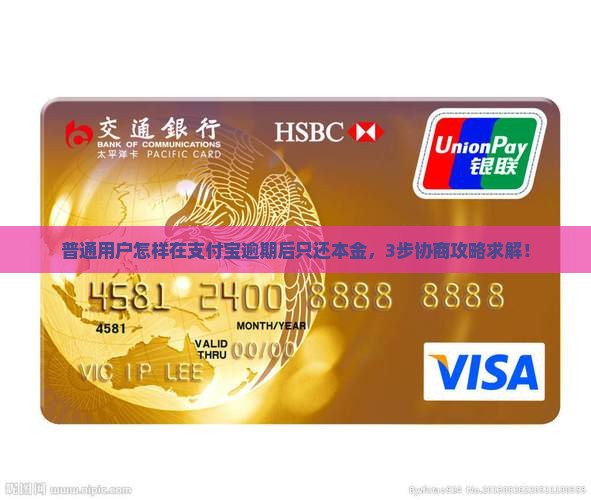 普通用户怎样在支付宝逾期后只还本金，3步协商攻略求解！