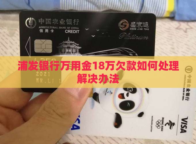 浦发银行万用金18万欠款如何处理解决办法
