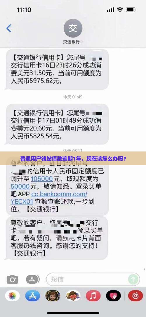 普通用户钱站借款逾期1年，现在该怎么办呀？