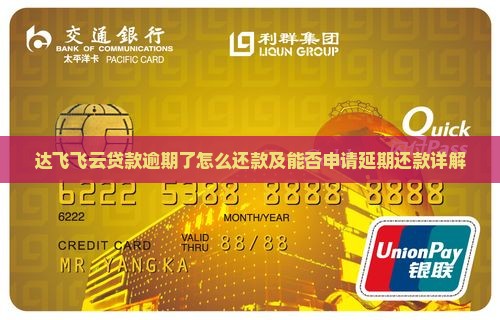 达飞飞云贷款逾期了怎么还款及能否申请延期还款详解