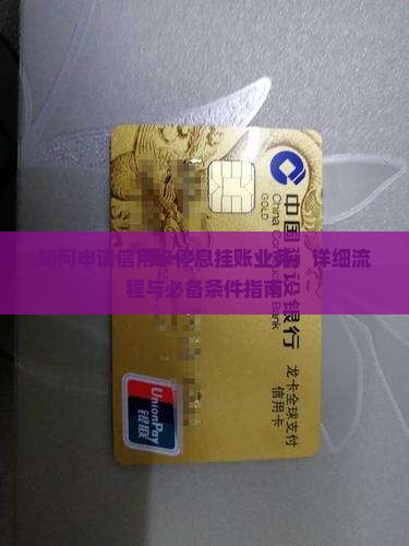 如何申请信用卡停息挂账业务：详细流程与必备条件指南