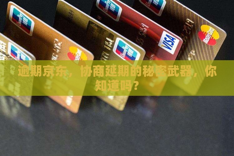 逾期京东，协商延期的秘密武器，你知道吗？