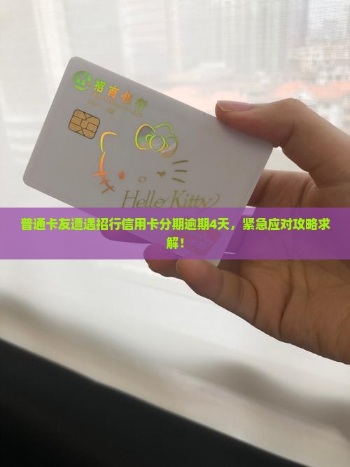 普通卡友遭遇招行信用卡分期逾期4天，紧急应对攻略求解！