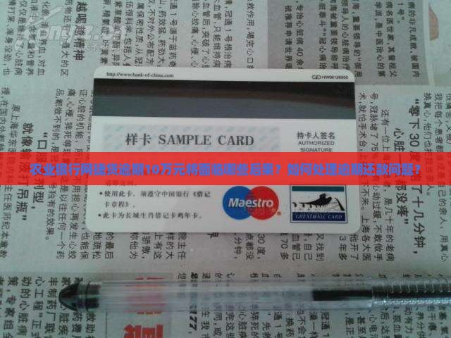 农业银行网捷贷逾期10万元将面临哪些后果？如何处理逾期还款问题？
