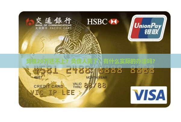 负债20万还不上？负债人哭了：有什么实际的办法吗？