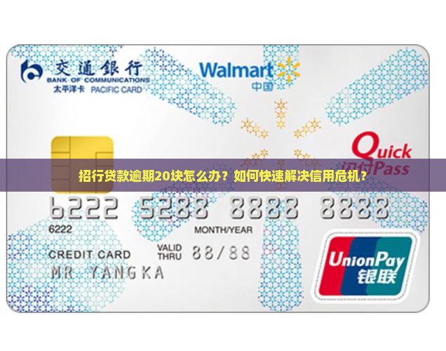招行贷款逾期20块怎么办？如何快速解决信用危机？