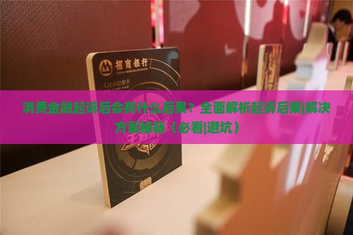 消费金融起诉后会有什么后果