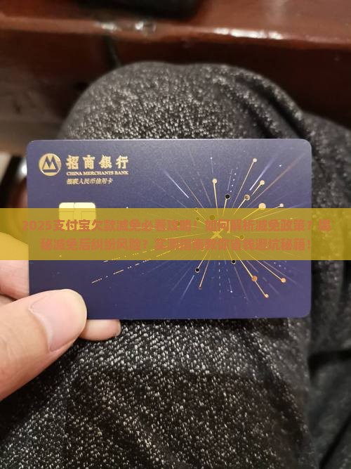 支付宝欠款减免后期有没纠纷