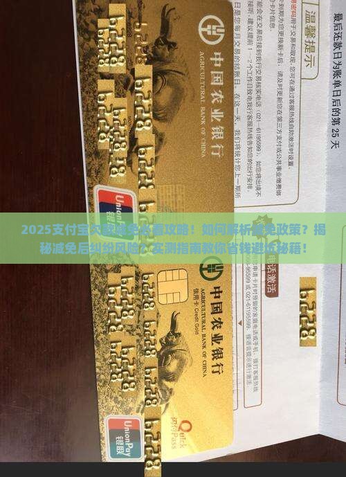 支付宝欠款减免后期有没纠纷