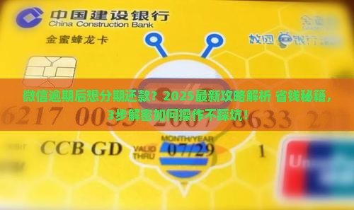 微信逾期后如何分期还款
