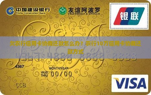 欠农行信用卡协商还款怎么办