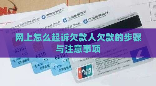 网上起诉欠款人的步骤与注意事项