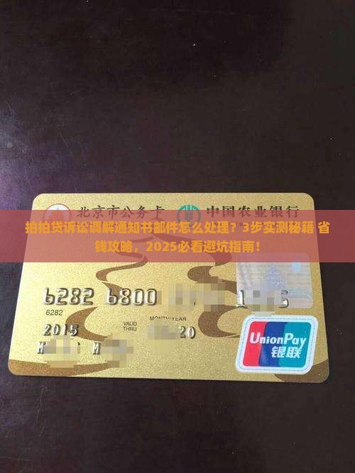 拍拍贷诉讼调解通知书邮件该如何处理