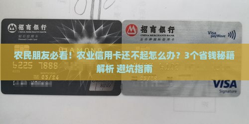 农业信用卡还不起怎么办