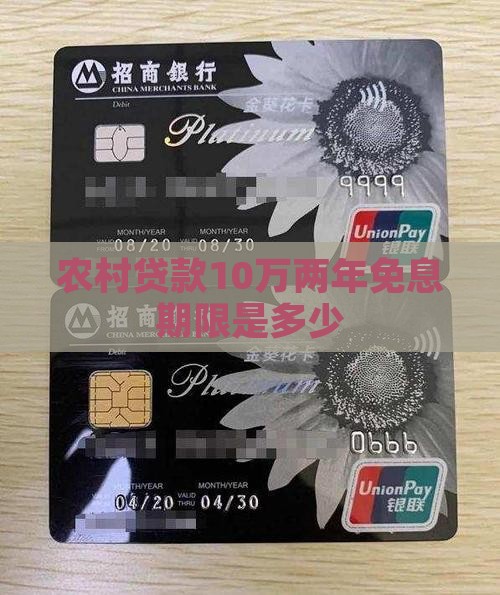 农村贷款10万两年免息多少期限是多少
