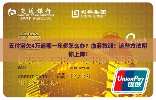 支付宝欠4万逾期一年多如何解决