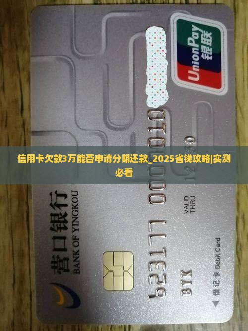 信用卡欠款3万能否申请分期还款