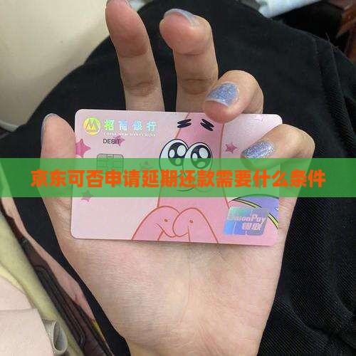 京东白条可否申请延期还款需要什么条件